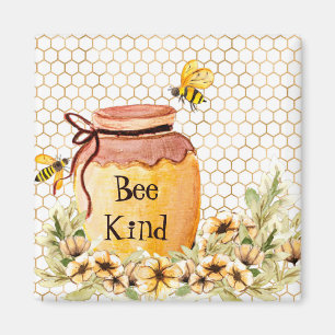 Bee kind honey pot  magnet