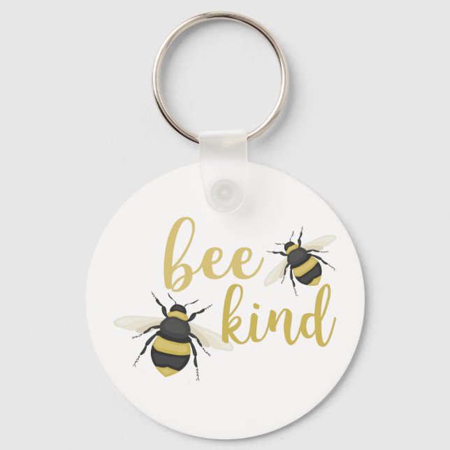 Bee Kind Keychain (Front)