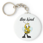 Bee kind keychain
