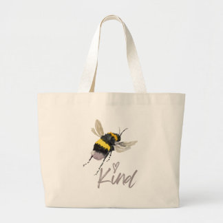 Bee Kind Large Tote Bag