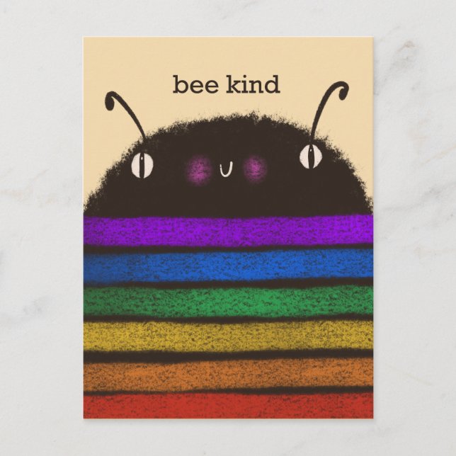 Bee kind postcard (Front)