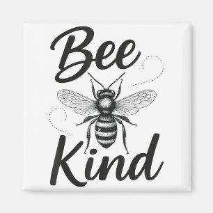 Bee Kind Sitive Quote Cute Funny Design For Kids  Magnet