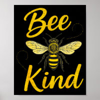 Bee Kind Sitive Quote Cute Funny Design For Kids