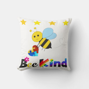 Bee Kind Throw Pillow