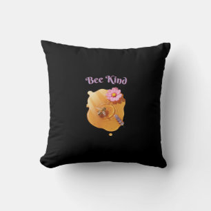 Bee Kind Throw Pillow