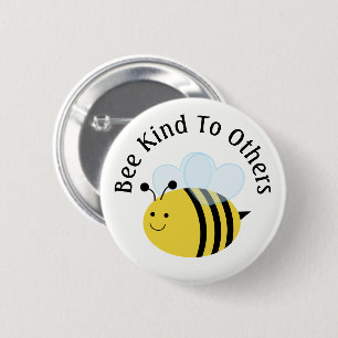 Bee Kind To Others Bumblebee 2 Inch Round Button