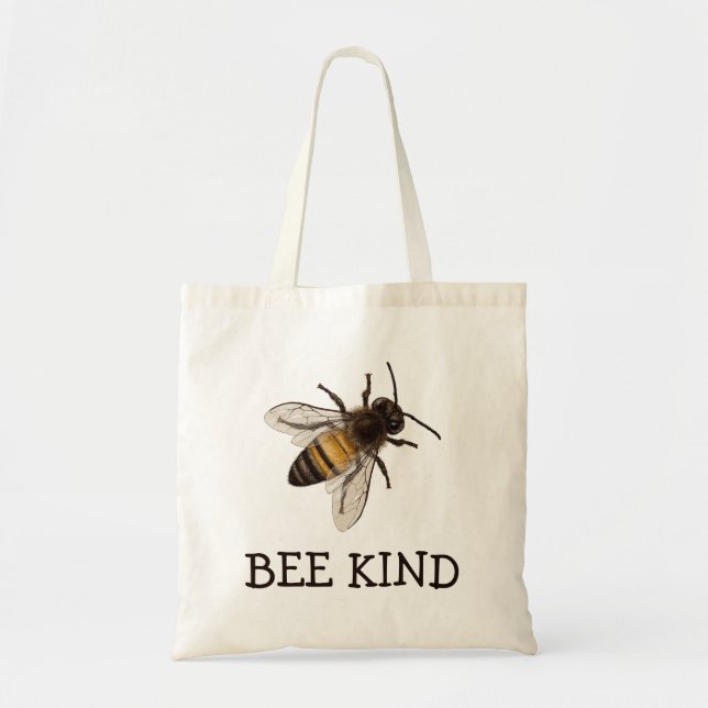 bee kind tote bag (Front)