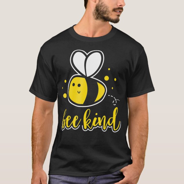 Bee Kind TShirt Bumble Bee Kindness Teacher Gift (Front)