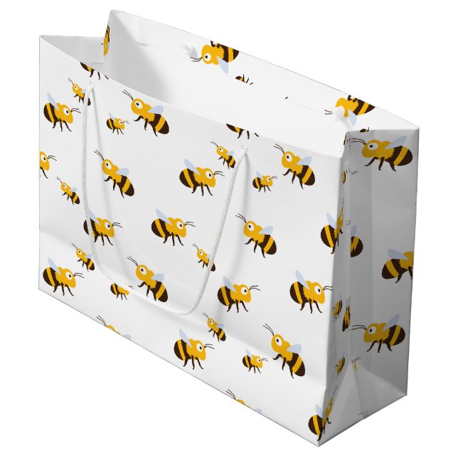 Bee Large Gift Bag (Front Angled)