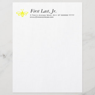 Bee [lemon] letterhead