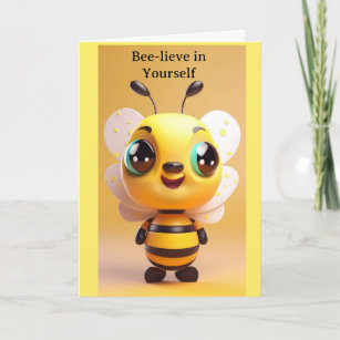 Bee-lieve Honey Bee Greeting Card