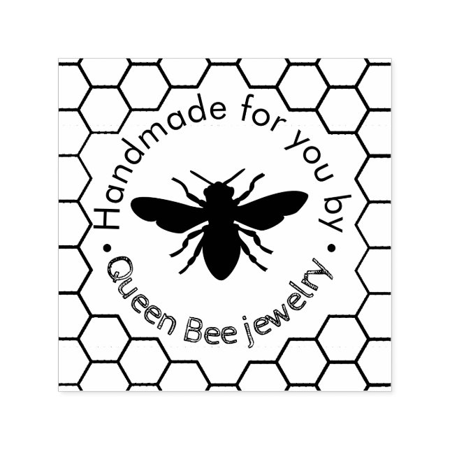 bee logo self-inking stamp (Design)