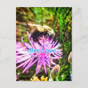 BEE LOVE ORIGINAL POSTCARD