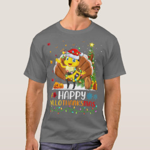 Bee Lover Funny Happy Bee HelloThanksMas T-Shirt
