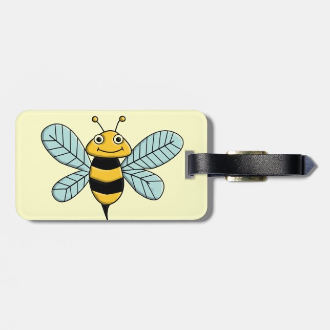 Bee Luggage Tag (Back Horizontal)
