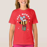 BEE MERRY FUNNY SANTA CHRISTMAS HELPER