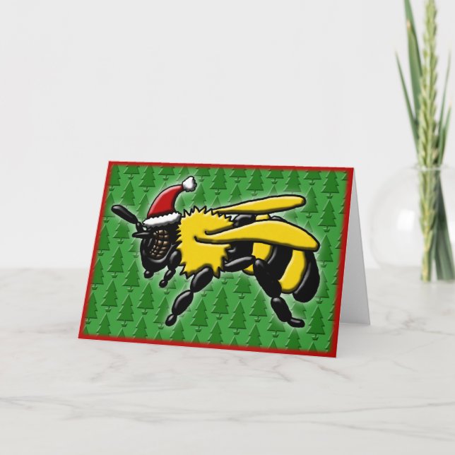 Bee Merry, greeting card (Front)