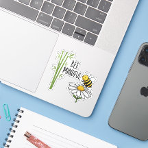 Bee Mindful Sticker