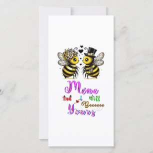 Bee Mine And I Will Bee Yours Holiday Card