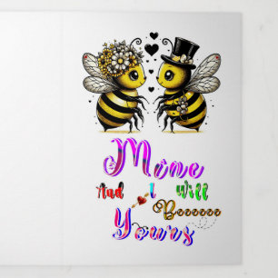 Bee Mine And I Will Bee Yours Tri-Fold Announcement
