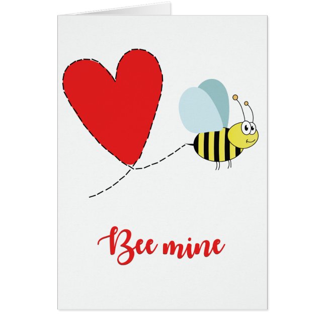 Bee Mine Greeting Card (Front)