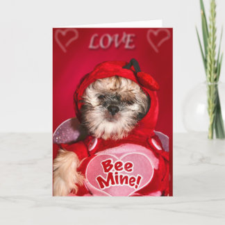 bee mine holiday card