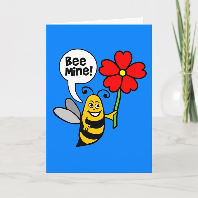 Bee Mine Holiday Card (Front)