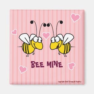 Bee Mine Magnet