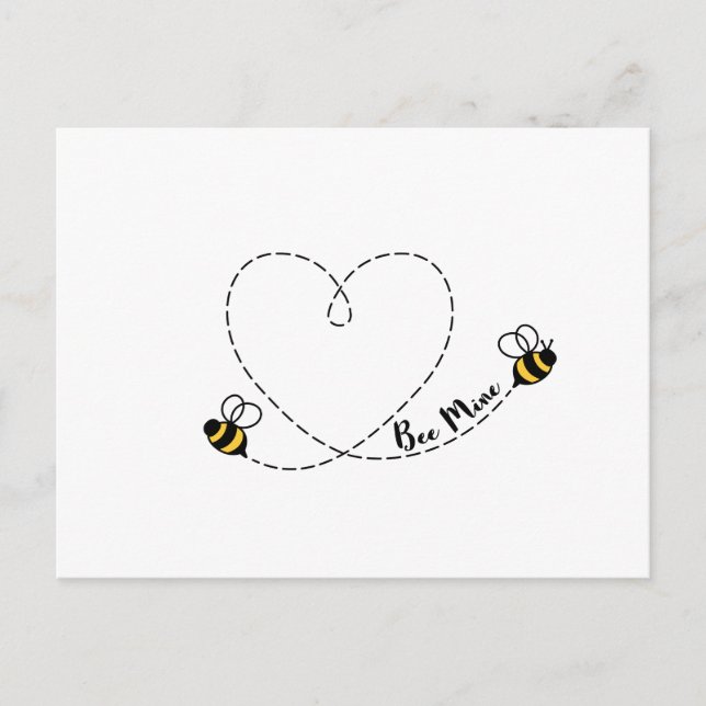 Bee Mine Postcard (Front)