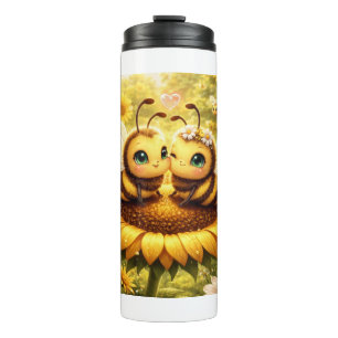 BEE Mine Sunflower Thermal Tumbler