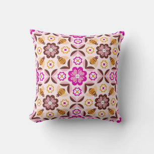 Bee Mine Throw Pillow