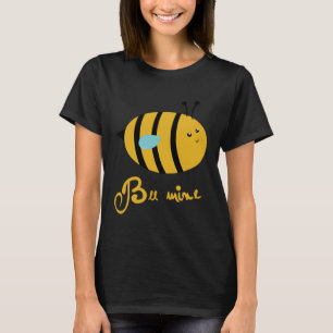 Bee Mine  Valenties Day Bees Apparel Girls Boys T-Shirt