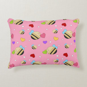 Bee Mine Valentine Accent Pillow