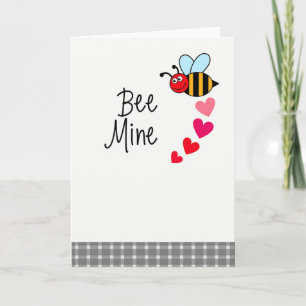 Bee Mine Valentine Card