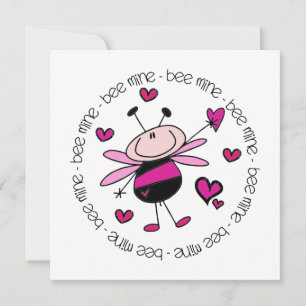 Bee Mine Valentine Holiday Card