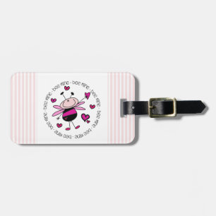 Bee Mine Valentine Luggage Tag