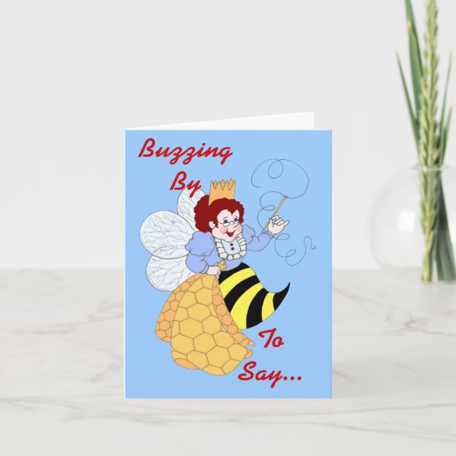 Bee Muse Me Note Card (Front)