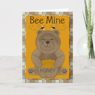Bee My Honey Boy Valentine's Day Greeting Card