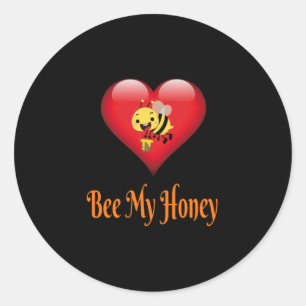 Bee My Honey Save The Bees Gift Classic Round Sticker