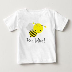 Bee My Valentine Baby Boy or Girl Bumblebee T-Shirt