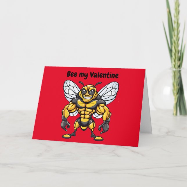 Bee my Valentine ! Card (Front)