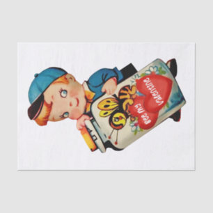 Bee My Valentine Tissue Paper