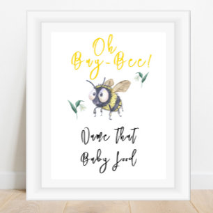 Bee - Name that baby food Poster