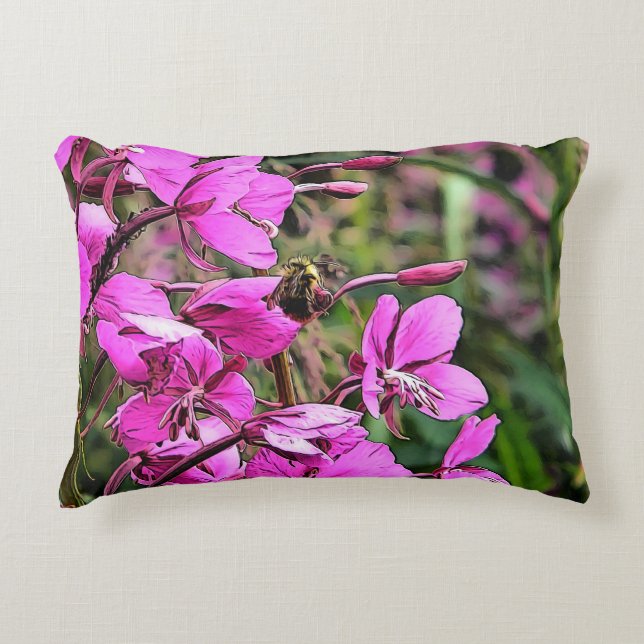 Bee Nice Accent Pillow (Front)