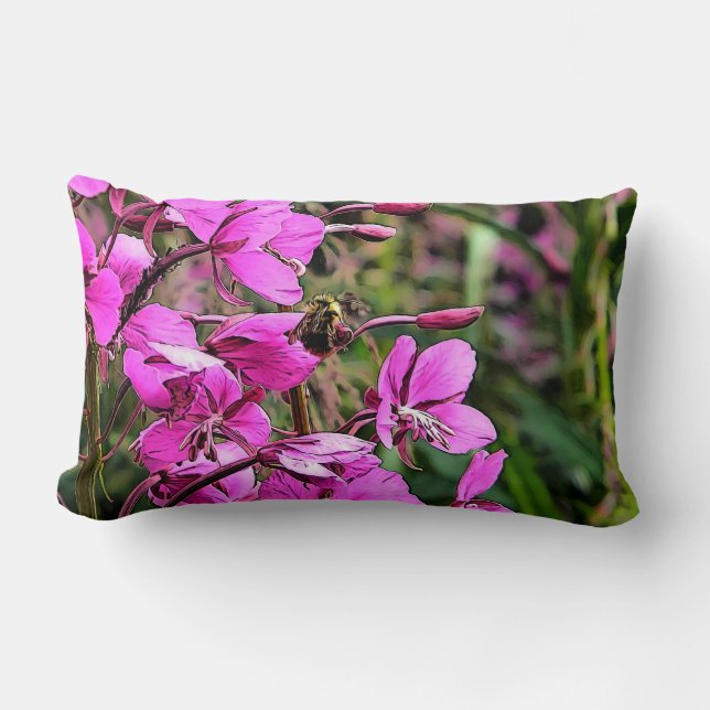 Bee Nice Lumbar Pillow (Front)