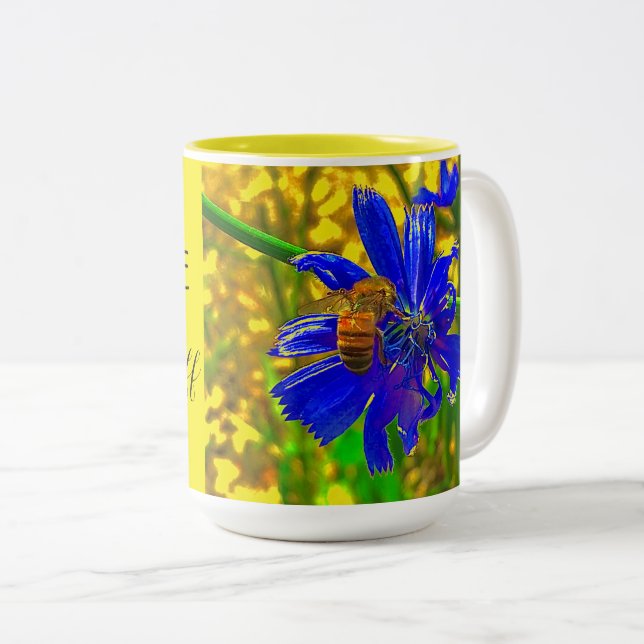 Bee Nice Or Buzz Off Mug (Front Right)