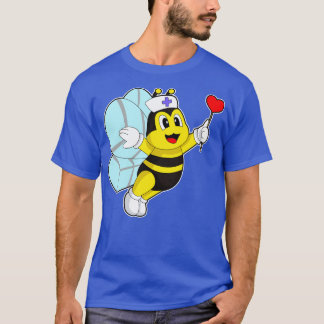 Bee Nurse Heart T-Shirt