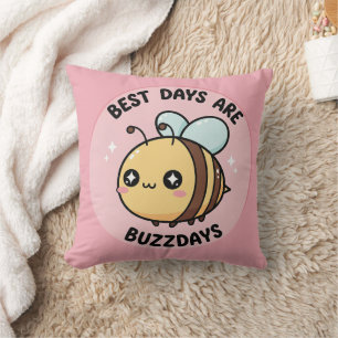 Bee Nursery Pillow – Cute Bumblebee Decor