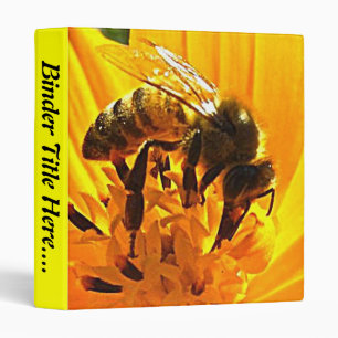 Bee on a Flower - 1" Binder