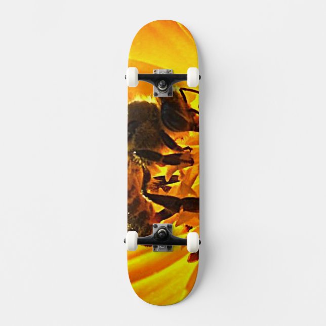 Bee on a Flower Skateboard (Front)